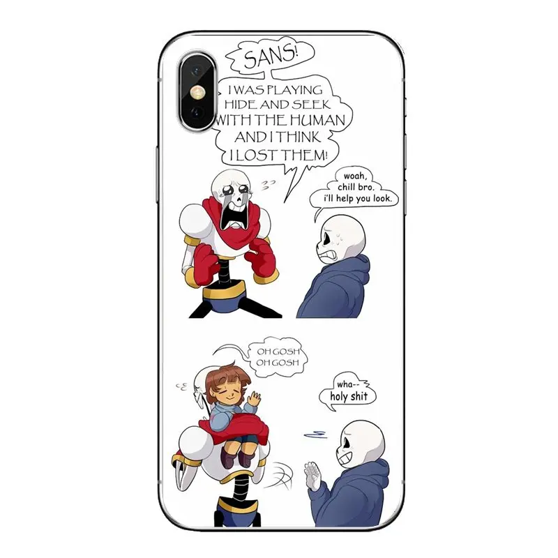 Игра Undertale каламбуры фотографии геометрические фигуры для samsung Galaxy A5 A6 A7 A8 A9 J4 J5 J7 J8