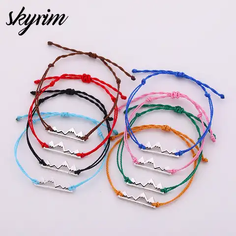 Skyrim Romantic Mountain Adventures Tourism Sharm handmade Bracket Workpiece rope chain cord for open air traveler jewelry ...