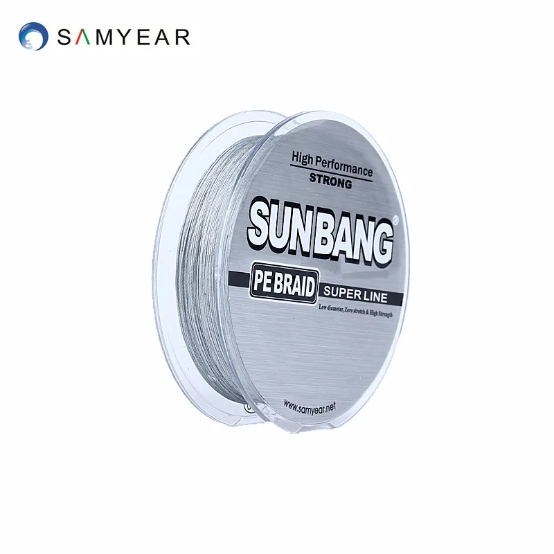 SUNBANG 100% PE плетеная рыболовная леска 4 нити 8/10/15/20 фунтов 300 м/шт. 300*5 шт. бесплатная