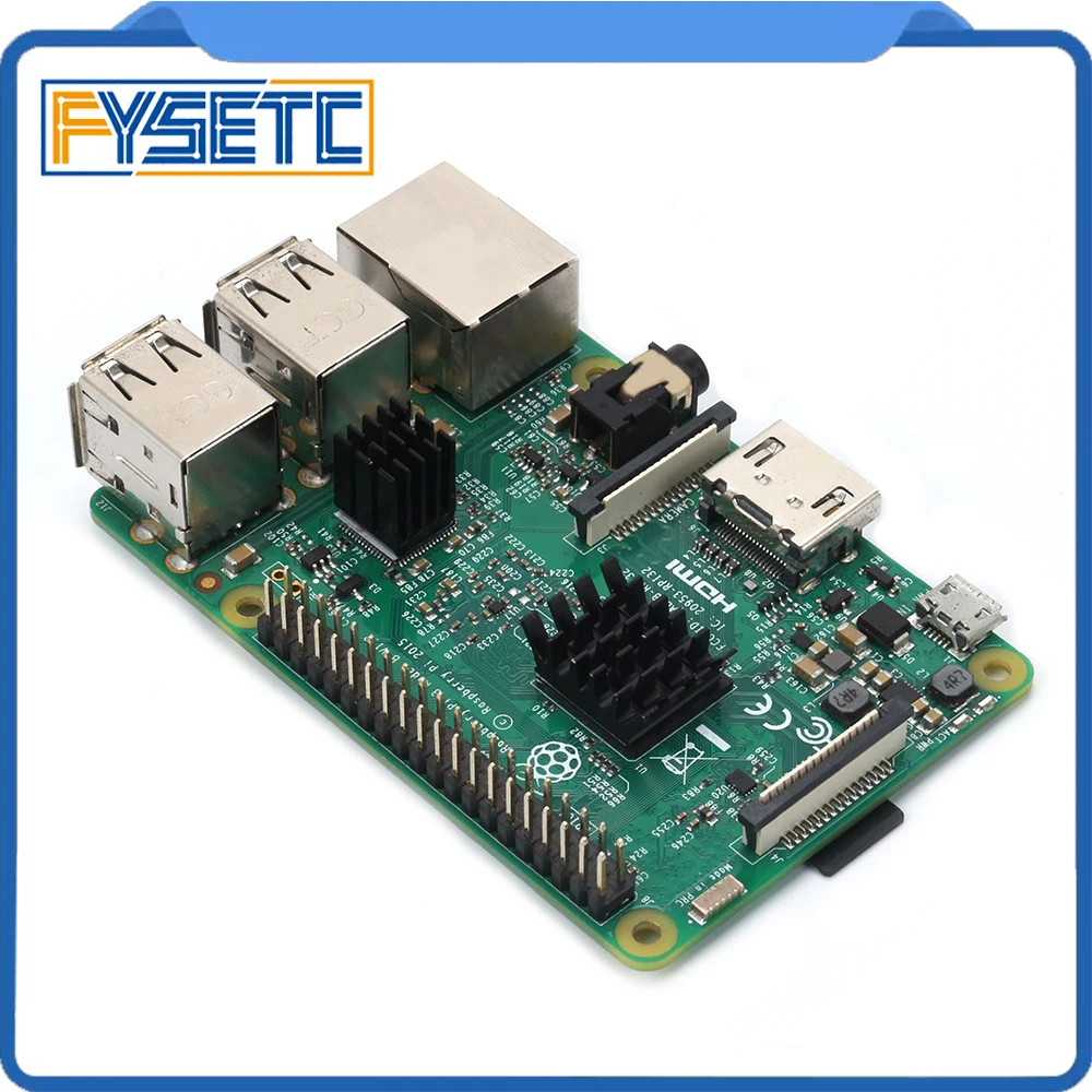 1 Набор/2 шт. радиаторы Raspberry Pi из алюминия и черного цвета с клейким