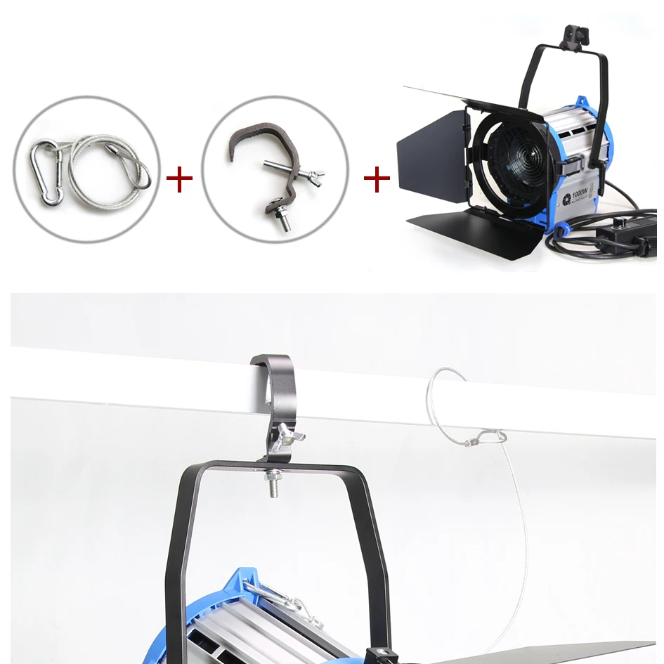 ALUMOTECH Pro As ARRI Dimming 2 шт. 1000 вт диммер встроенный Fresnel вольфрамовый точечный свет+ лампа для студийной камеры видео фотографии Li
