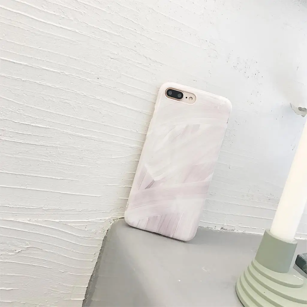 Роскошный стильный мобильный телефон чехол для iPhone 6 6S Plus X XS MAX Ретро Белый