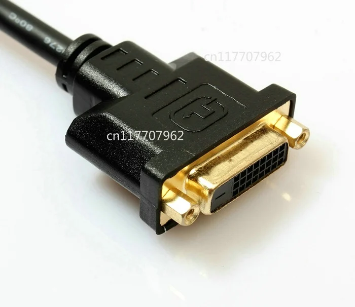 Высококачественный DVI 24 + 1 штекер на HDMI гнездо V1.3C позолоченный Аудио Видео AV