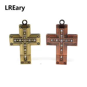 Металлический крестообразный USB флеш-накопитель 8 ГБ 16 ГБ 4 ГБ 32 ГБ