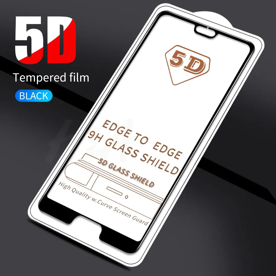 H& A 5D полное покрытие экрана протектор стекло для huawei P20 Lite Pro P10 Plus закаленное стекло на Honor 9 8 Lite защитная пленка