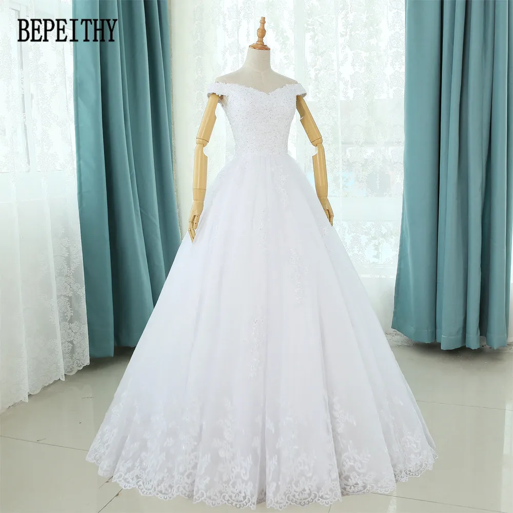 BEPEITHY 2017 Vestidos de Novia новый дизайн богемные Свадебные платья с открытыми плечами