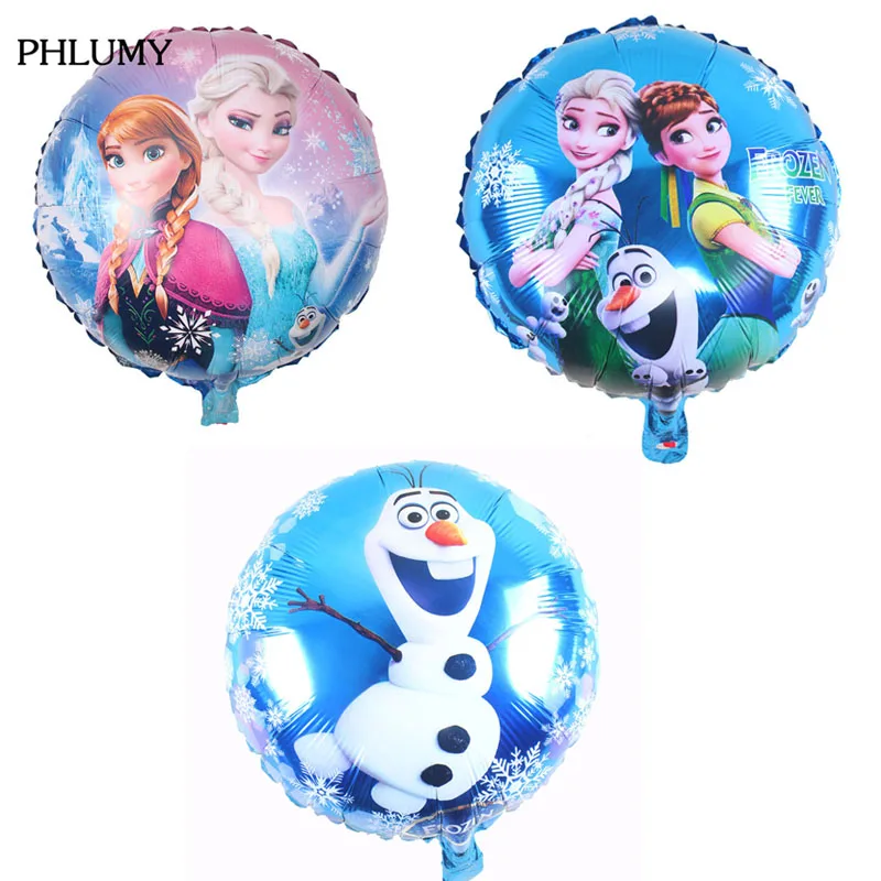 PHLUMY 10 шт. 18 дюймов Эльза Анна Принцесса фольгированные шары надувные воздушные шары с гелием детский душ с днем рождения украшения