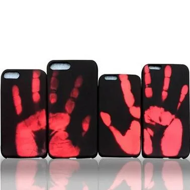 Temperature Sensing Change Color Phone Cover Case for IPhone 5 6 6S 7 8 Plus X XS XR MAX PC Chameleon Variations |