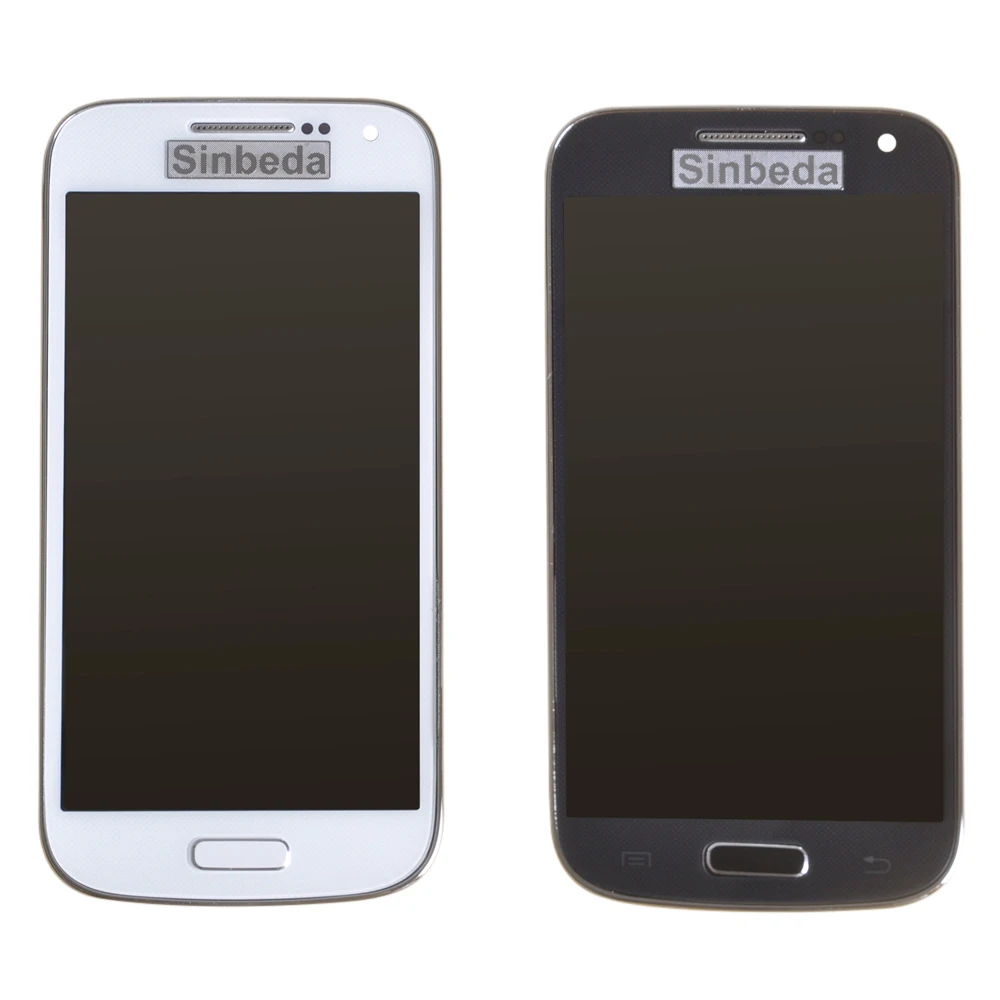 4," супер AMOLED lcd для samsung Galaxy S4 Mini I9190 i9192 i9195 lcd сенсорный экран дигитайзер с рамкой samsung S4 Mini дисплей