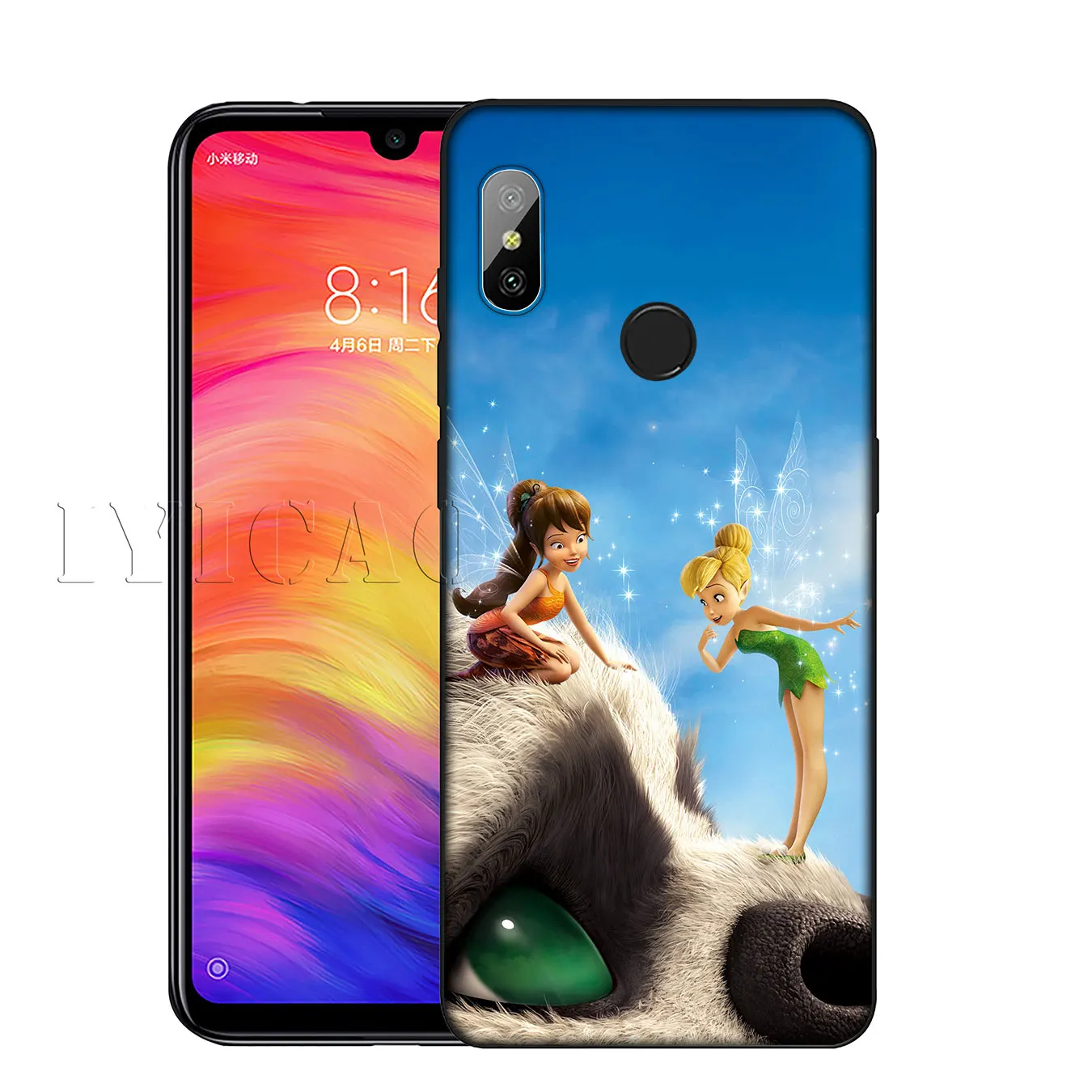 Мягкий силиконовый чехол IYICAO Tinker Bell tinkerbell Peter Pan для Xiaomi Mi 10 9 9T CC9 CC9E 8 SE A3 Pro A1 A2 Lite 6