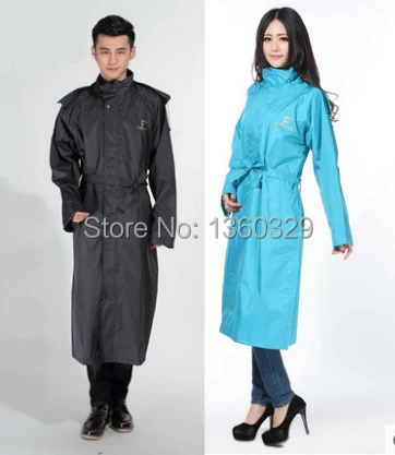 Мужской плащ женский и мужской длинный дождевик водонепроницаемая уличная