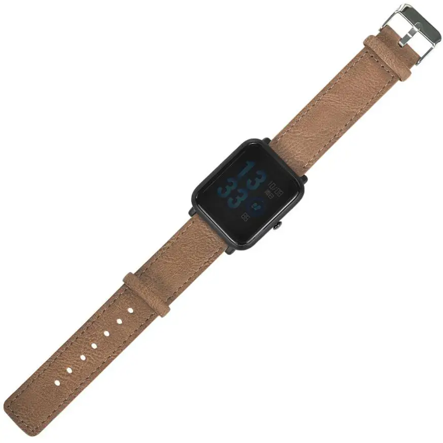 CARPRIE высококачественный сменный кожаный ремешок в стиле ретро для Xiaomi Huami Amazfit Bip