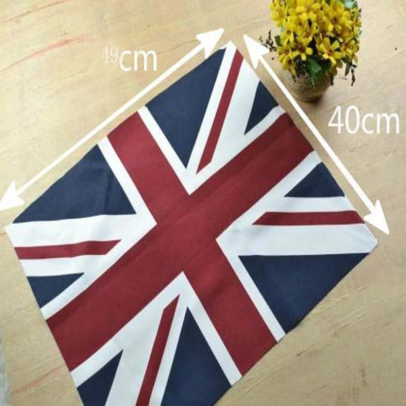 Классический Флаг Великобритании 49 см * 4 хлопок полиэстер ткань сделай сам узор
