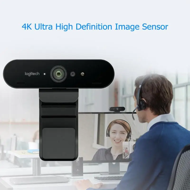 Lotech BRIO C1000e 4K видеокамера Ultra HD веб-камера с микрофоном для потоковой записи в реальном времени