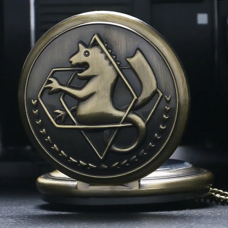 Винтажные стимпанк Популярные Аниме полностью Металлические кварцевые