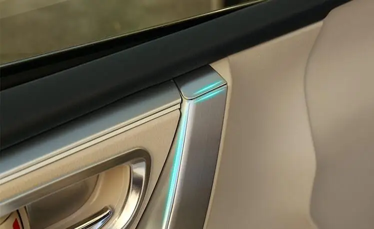 Авто внутренние аксессуары дверные ручки Накладка для Toyota Corolla, 8 шт., нержавеющая сталь, стайлинга автомобилей