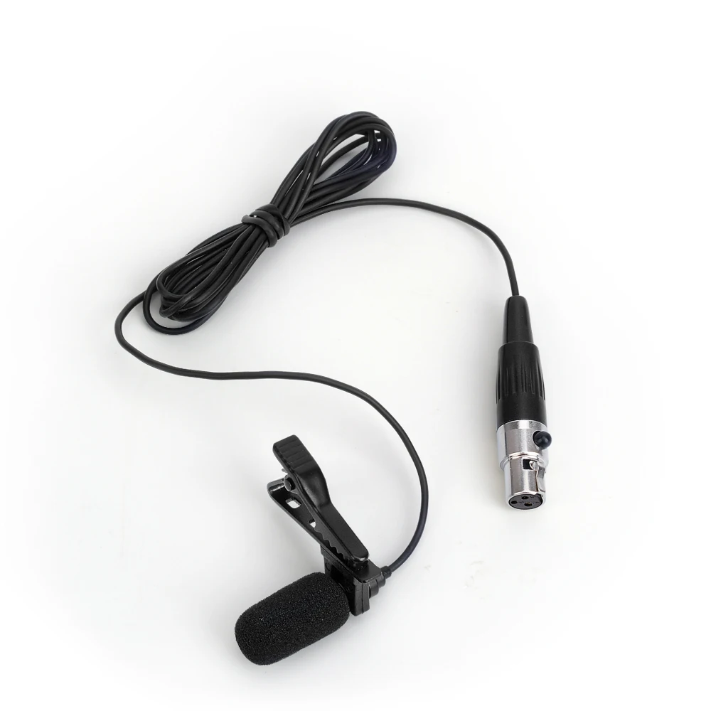 

Large Range Sound-absorbing !! Professional Lavalier Lapel Condenser Microphone For AKG Samson Wireless Bodypack mini 3 Pin XLR