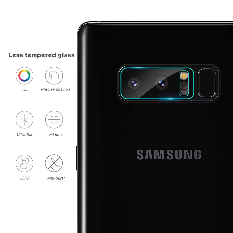 Для Samsung Note 9 стекло прозрачная задняя камера Объектив Закаленное для Galaxy J7 J8 2018 J6