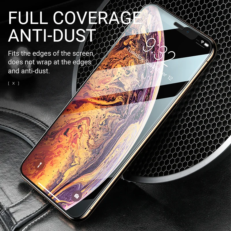 hoco закаленное стекло для iphone X XR XS max зеркальная защитная пленка экрана на айфон