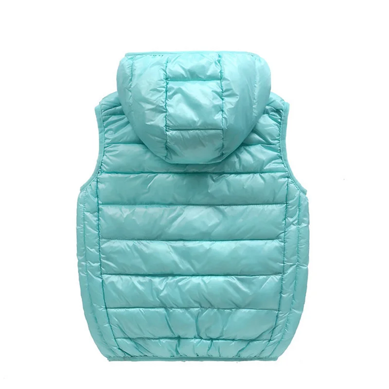 Детский пуховой жилет Осень-зима 2017 для мальчиков и девочек повседневный