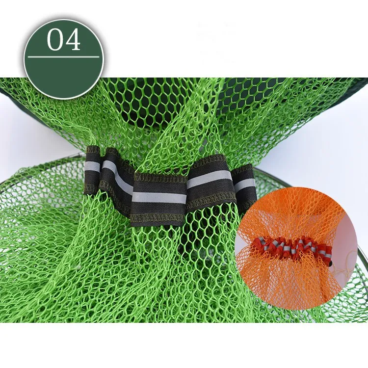 Рыболовная сеть Finefish универсальная из нержавеющей стали с двойным кольцом для