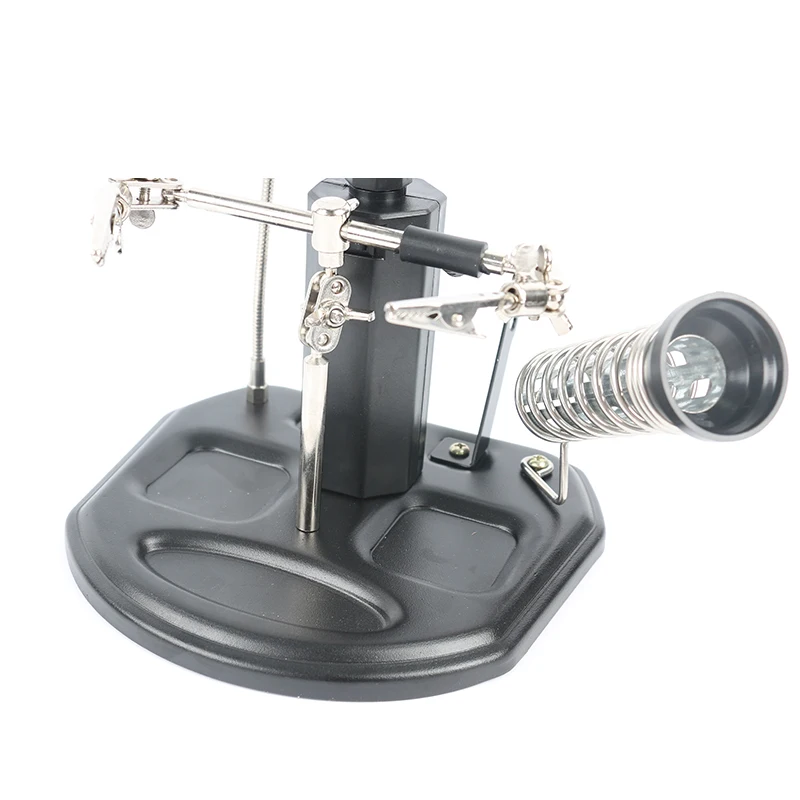 Вспомогательный зажим для пайки увеличительное стекло с 2 5x 16 светодисветильник