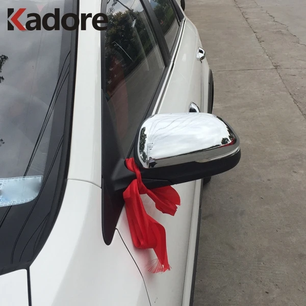 Для Kia Rio 4 X-line ABS Хромированная Боковая дверь зеркало заднего вида накладка автомобильные аксессуары