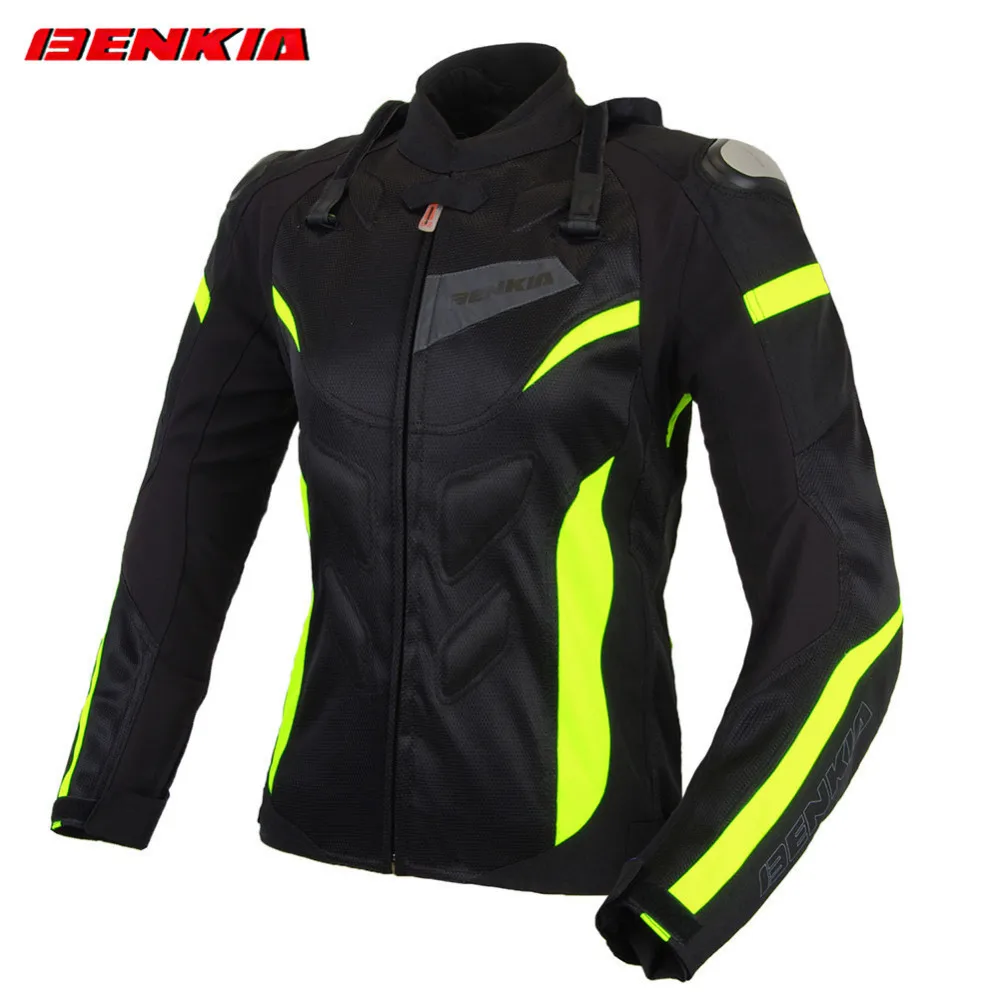 BENKIA JWW22 мотоциклетная куртка дышащие мотоциклетные гоночные куртки для женщин