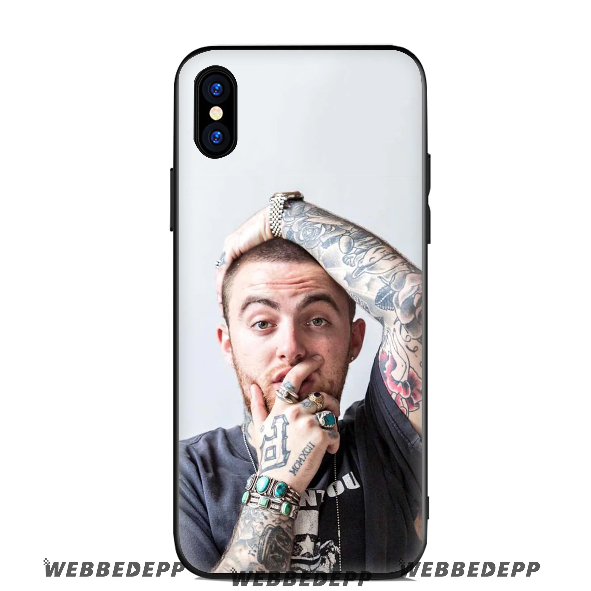 WEBBEDEPP Mac Miller Мягкий силиконовый чехол для Apple iPhone 11 Pro Xr Xs Max X или 10 8 7 6 6S Plus 5 5S SE TPU |