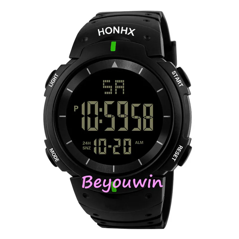 100 шт./лот honhx-720-653 горячие продажи цифровые часы для мужчин обертывание