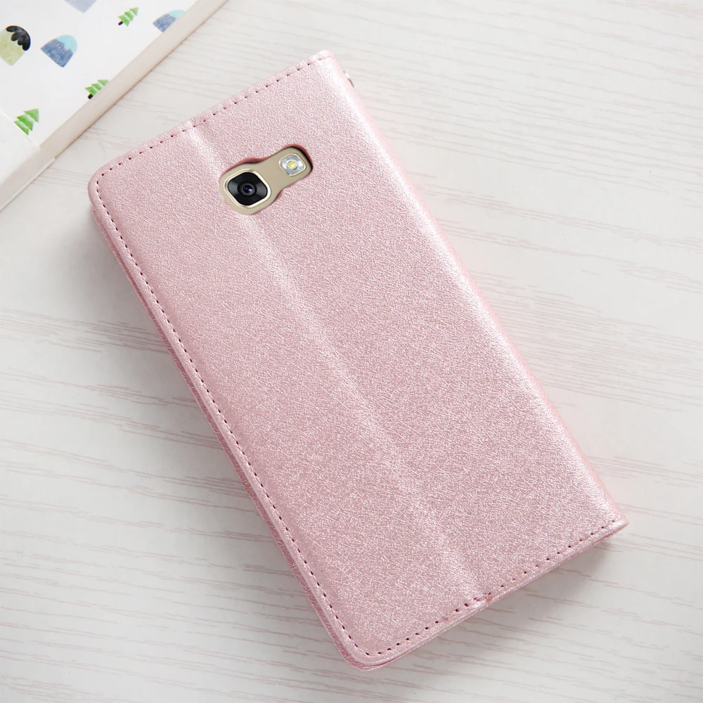 Магнитный флип-чехол для телефона samsung A5 Чехол кожаный+ силиконовый шелковый кошелек чехол для samsung Galaxy A5 чехол