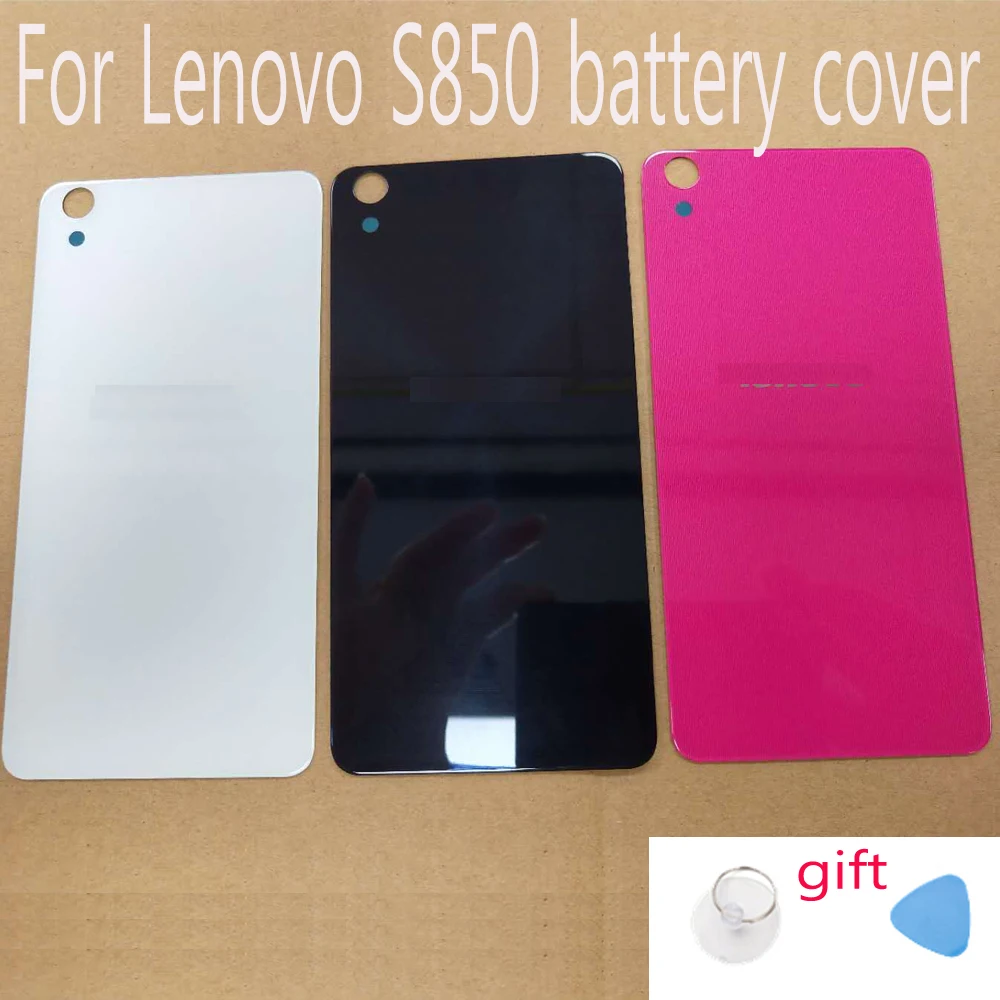 Для lenovo S850 стеклянная задняя крышка корпус батареи задняя дверь S850 S850t крышка батареи запасные части с клейкой наклейкой