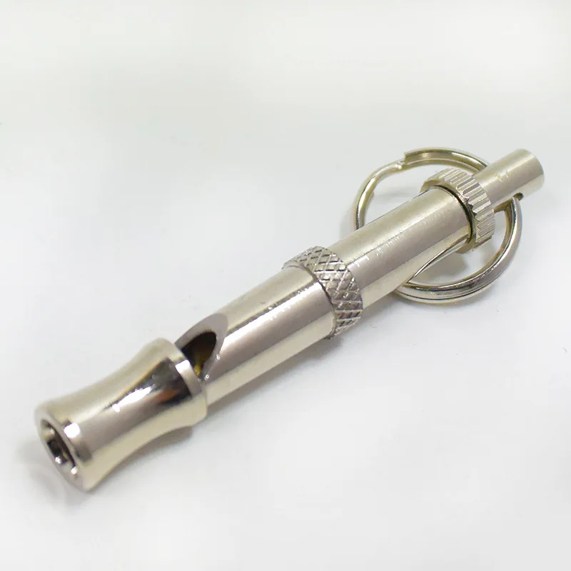 Щенок Собака Свисток двухцветный ультразвуковой флейта остановить лай