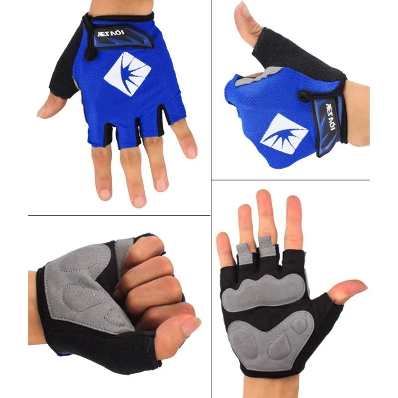 Велосипедные перчатки силиконовые с открытыми пальцами влагоотводящие