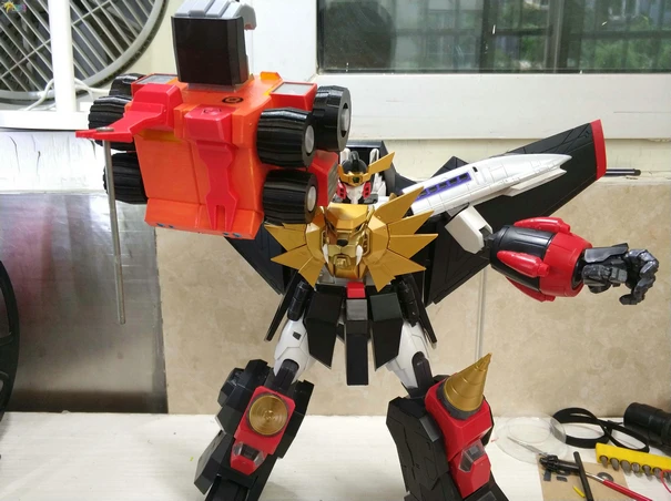 Финальная большая великолепная Сборная модель GM Gundam G.B.R.-01 GAO GAI GAR экшн-фигурка