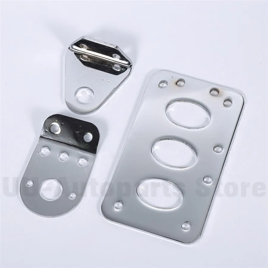 Хромированный боковой кронштейн для номерного знака мотоцикла подходит Harley Chopper