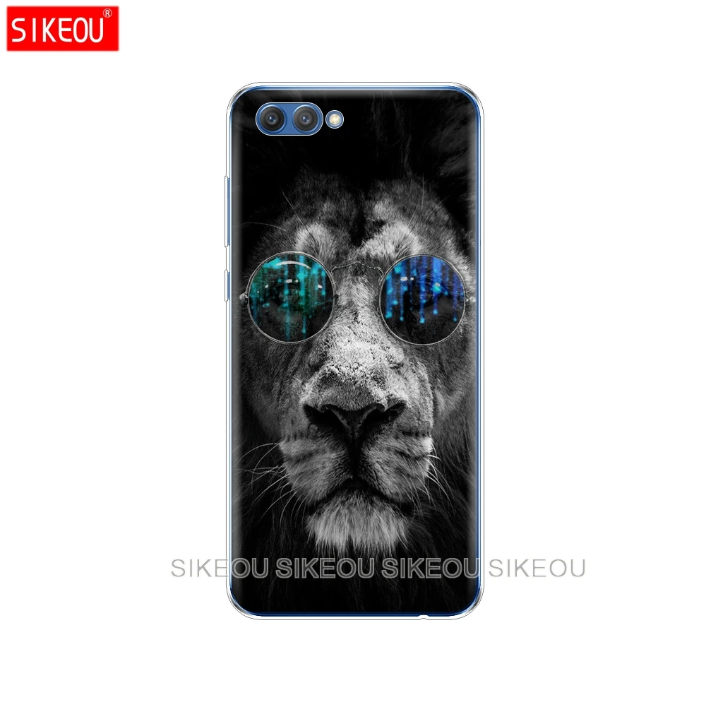 Силиконовый чехол для телефона Huawei Honor 10 V10 3c 4C 5c 5x 4A 6A 6C pro 6X 7X 6 7 8 9 LITE Lion tiger Модный