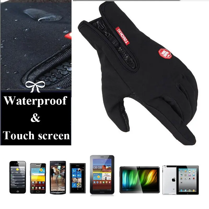 Guantes de Trabajo лыжные спортивные мужские и женские перчатки для верховой езды, Нескользящие водонепроницаемые ветрозащитные флисовые теплые перчатки от холода