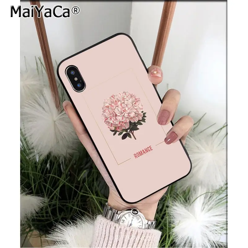 MaiYaCa художественный эстетический романтичный мягкий чехол для iPhone 8 7 6 6S Plus X XS MAX 5