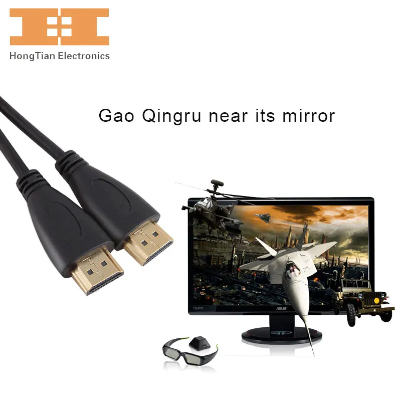 HDMI кабель Male 1 4 1080P 3D видео кабели высокоскоростной позолоченный штекер 3 фута 9