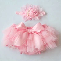 baby cotton chiffon ruffle bloomers cute baby diaper cover newborn flower shorts toddler fashion summer clothing
