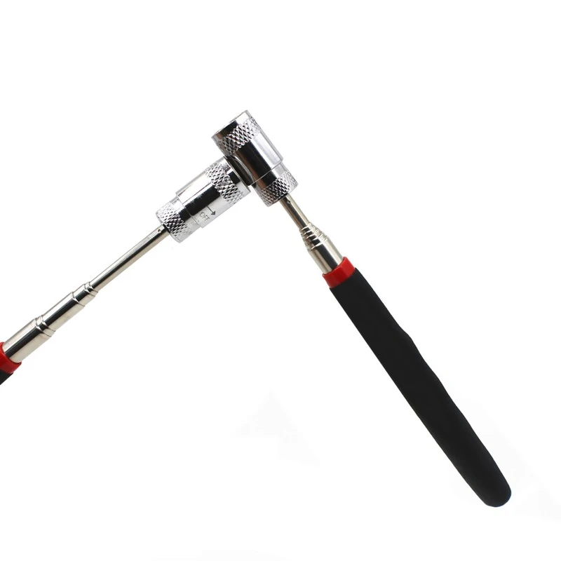 1 шт. стальной светодиодный магнитный инструмент для поднятия телескопический