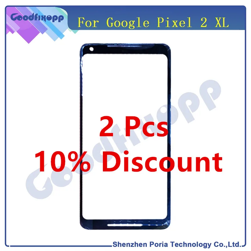 Переднее стекло внешний экран объектива для Google Pixel 2 XL/2XL запасные части телефона