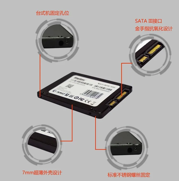Скидка 40% Kingspec 2,5 SATA III 6 ГБ/сек. SATA II SSD 256GB 512GB 1 ТБ hd ssd диск для ноутбука жесткий диск SSD HDD с кэшем