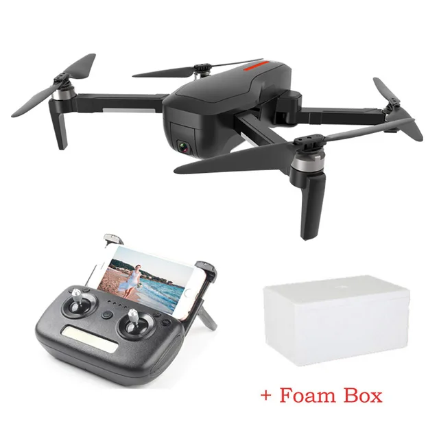 BLACK GPS FOAM BOX 4K Дрон Профессиональный Дрон с камерой hd fpv Дрон gps rc вертолет гоночный Дрон Квадрокоптер игрушки селфи Дрон x pro drohne - Цвет: BLACK GPS FOAM BOX