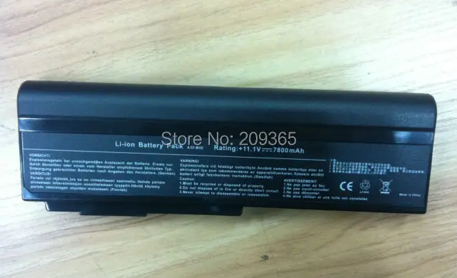 7800 мАч аккумулятор для ноутбука Asus N53 A32 M50 M50s N53S N53SV N61 X64 A33 M50|laptop battery|battery for asuslaptop