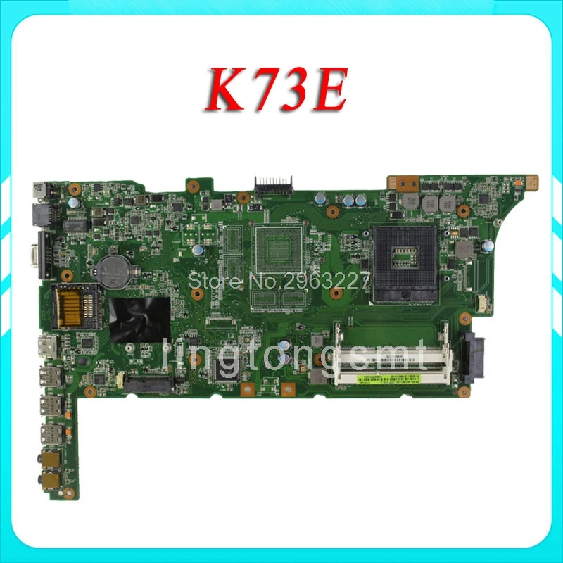 Оригинал для For Asus X73E K73E K73SD REV2.3 материнская плата ноутбука HM65 PGA 989 протестирована