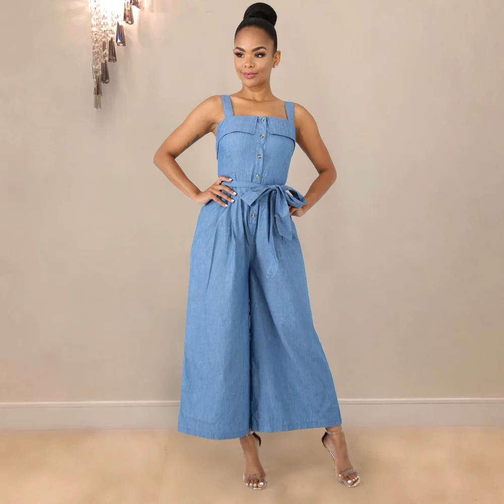 Женская Клубная одежда Вечерние джинсовые комбинезоны 2019 летние сексуальные