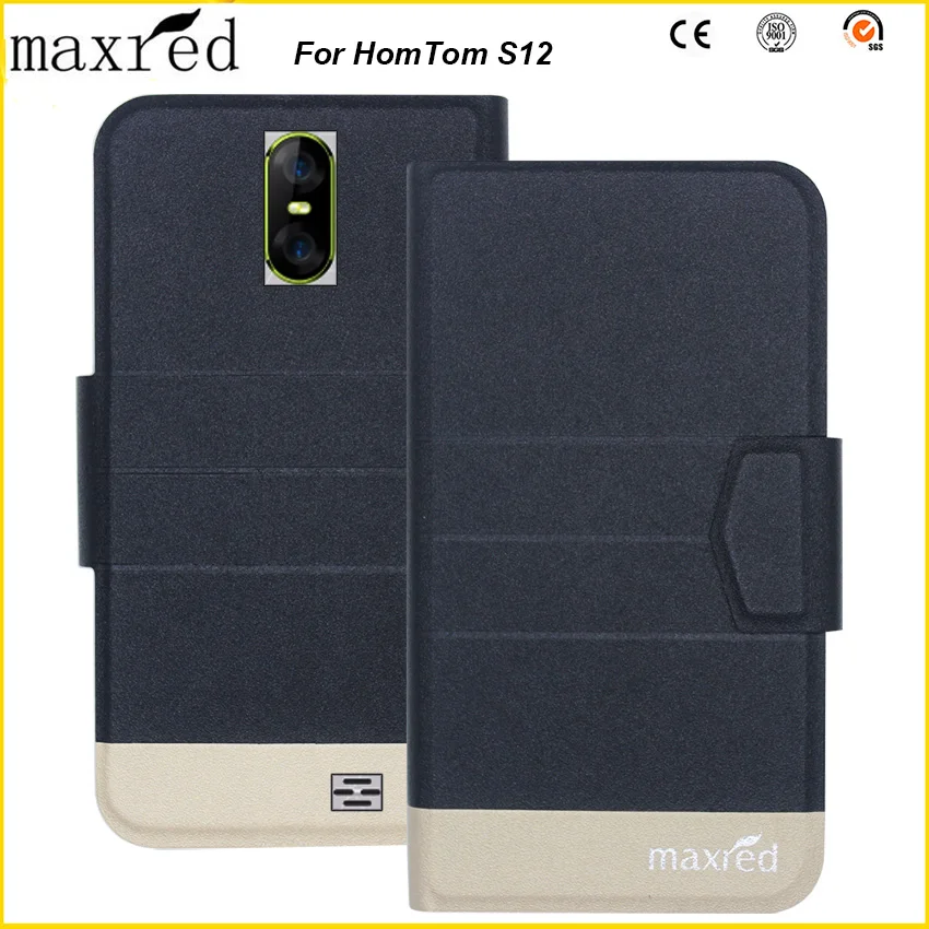 Maxred оригинал! Чехол для HomTom S12 флип чехол высокого качества Ультратонкий
