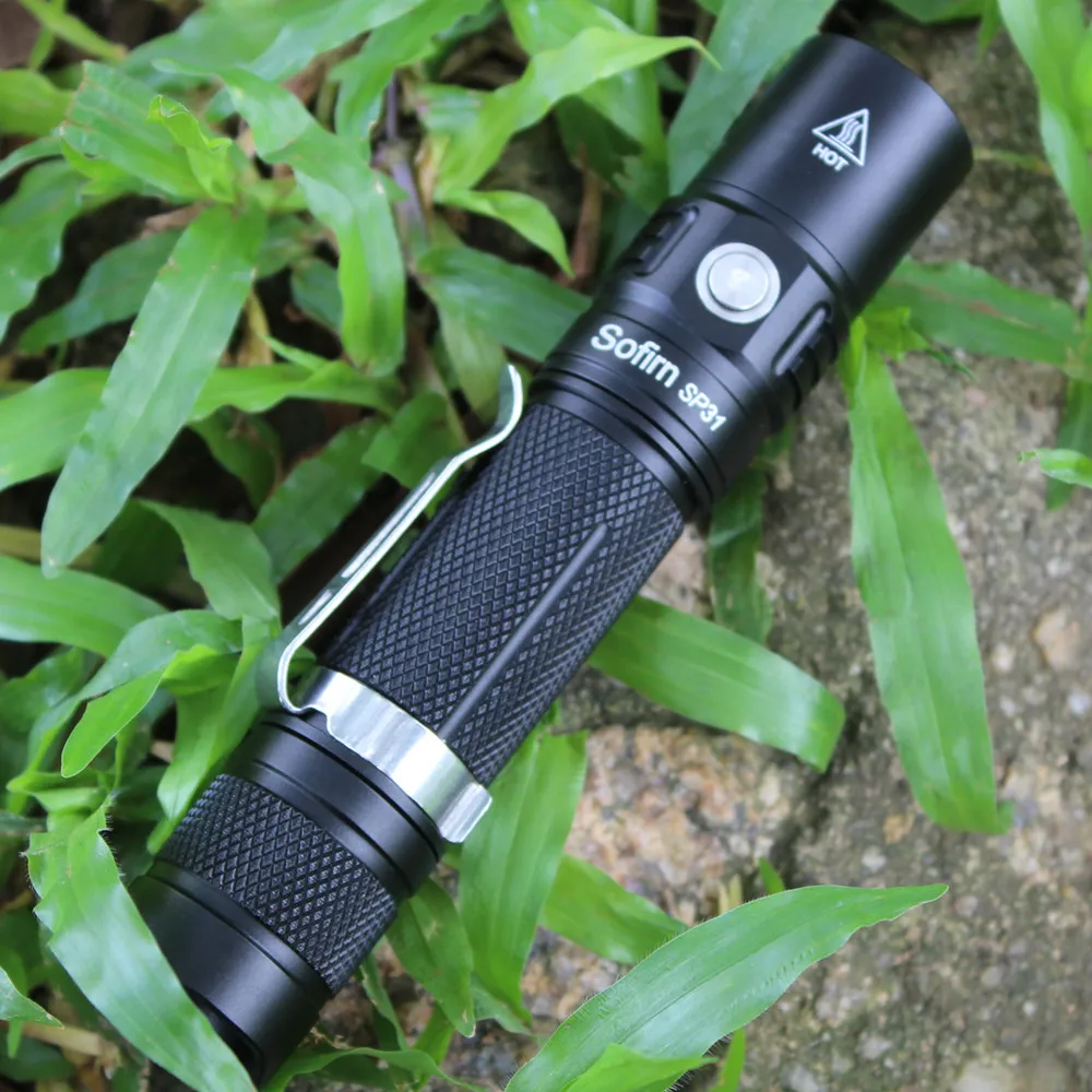 Sofirn sp31 EDC светодиодный фонарик 18650 Torch Light cree xpl2 мини удобный брелок Фонарь